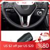 JPQ3  2025 Hot Car Emblem Steering Wheel Sticker Decoration Accessories For Mercedes Benz AMG Brabus Maybach W204 GLC CLA W205 W203 W2