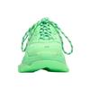 Balenciaga Triple S Top Grain Cow Leather Mesh Low Top Chunky Sneakers Men's Green 541624W2CF13801