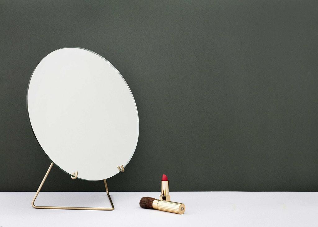 MOEBE Standing Mirror Diameter 30cm Brass