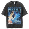 Japanese Anime Perfect Blue T Shirt Unisex Women Clothing Vintage Washed Oversize Tshirt Casual Cotton Short Sleeve Tees Top