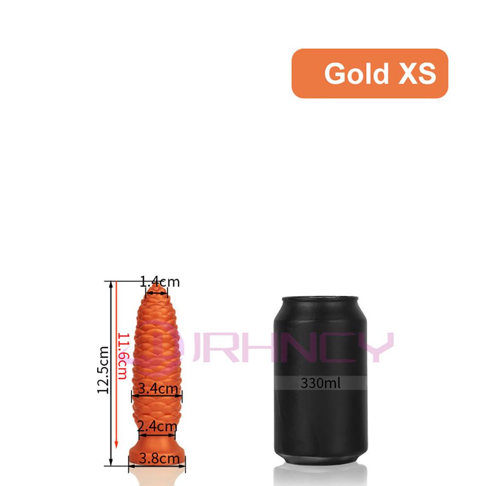 XS-XXL Strobile Anal Plug Sex Toys for Women Men Big Butt Plug Soft Platinum Liquid Silicone Anal Dildos Prostate Massage