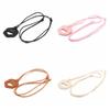 Eyewear Protector Glasses Lanyard Hanging Neck Strap Rope Leather Glasses Clip  Men