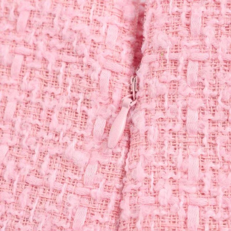 Kaslead New Arrival Women's Clothing Fashion Style Fashion Minimalist All-Matching Tassel Decoration Classic Style Tweed Shorts