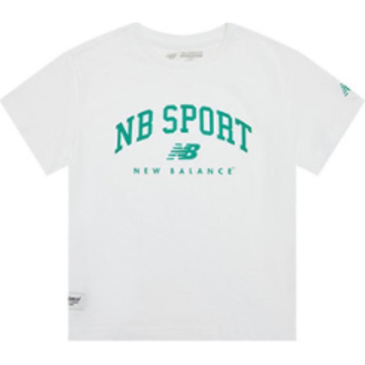 New Balance T Shirt White Children Aged 3 7 Years Old 7EE2E043-10 150
