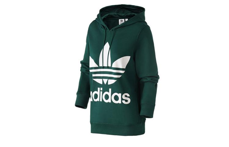 

Adidas Originals Sweatshirts Women s Forest Green Hooded Moderate Regular CE2412 34