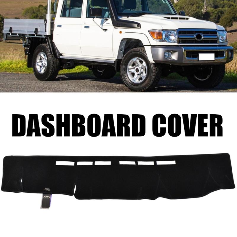 Black Dashboard Mat Specifically Designed For 70 76 78 79 Series 2009-2020 Car Interior Dashboard Cover Carpet