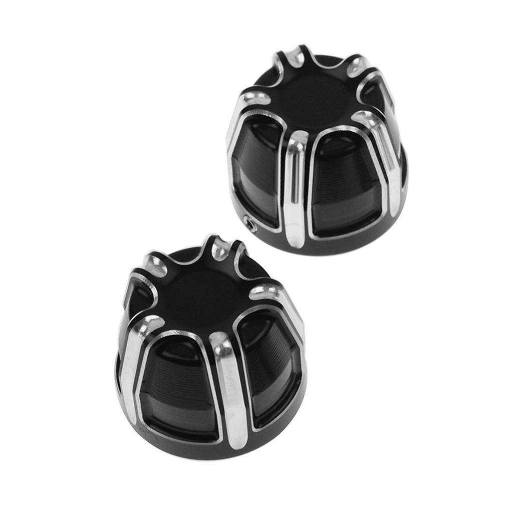 HDBUBALUS Front Axle Nut Cover Cap for Harley Sportster Softail Dyna V-Rod