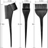4-Piece Hairdressing Tool Set: Dyeing Bowl & Comb Kit for Home Use