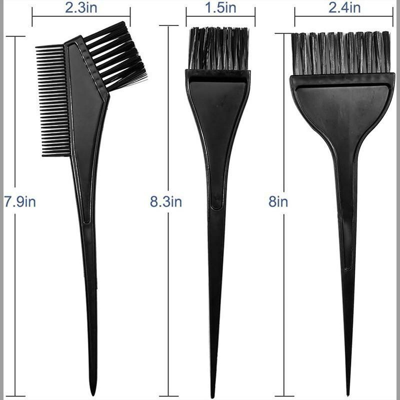 4-Piece Hairdressing Tool Set: Dyeing Bowl & Comb Kit for Home Use
