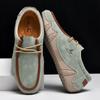 Plus size 36-48 New Fashion men handmade leather casual sneakers classic design platform loafers breathable flats driving shoes