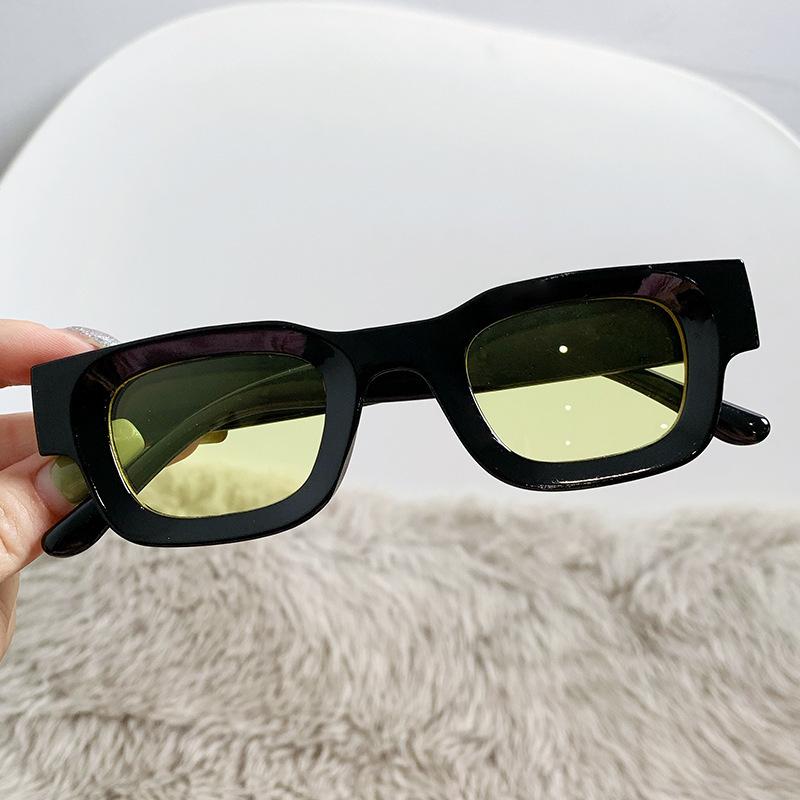 Square Concave Sunglasses Large Frame Retro Trend Sunglasses Women'S Sunshade Sunglasses