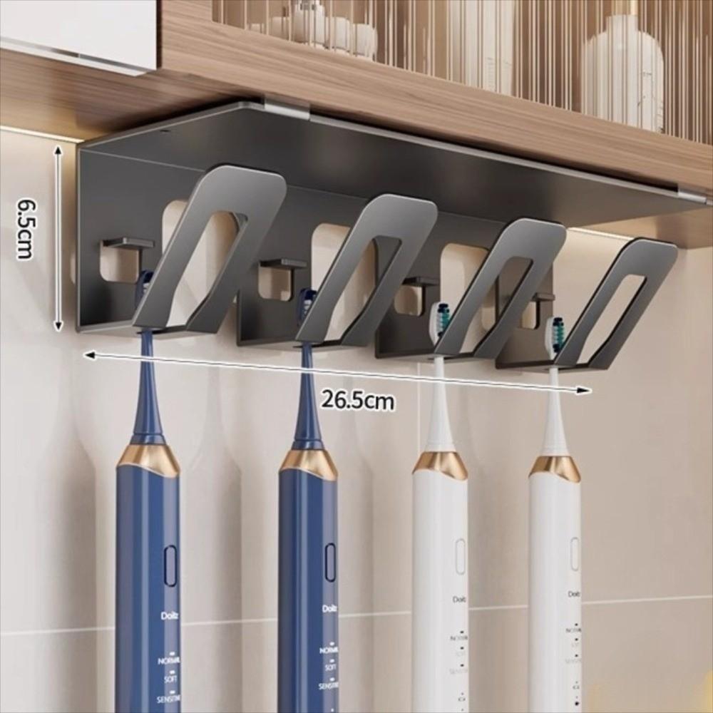 Non-Perforated Drain Mouthwash Cup Rack Wall-Mounted Washstand Rack  Bathroom Accessories