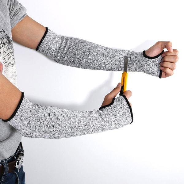 1PC New Safety Arm Sleeve Anti Cut Puncture Proof Guard Bracers Protector Sport Drive Work Arm Anti-cut Protective Safety Glove