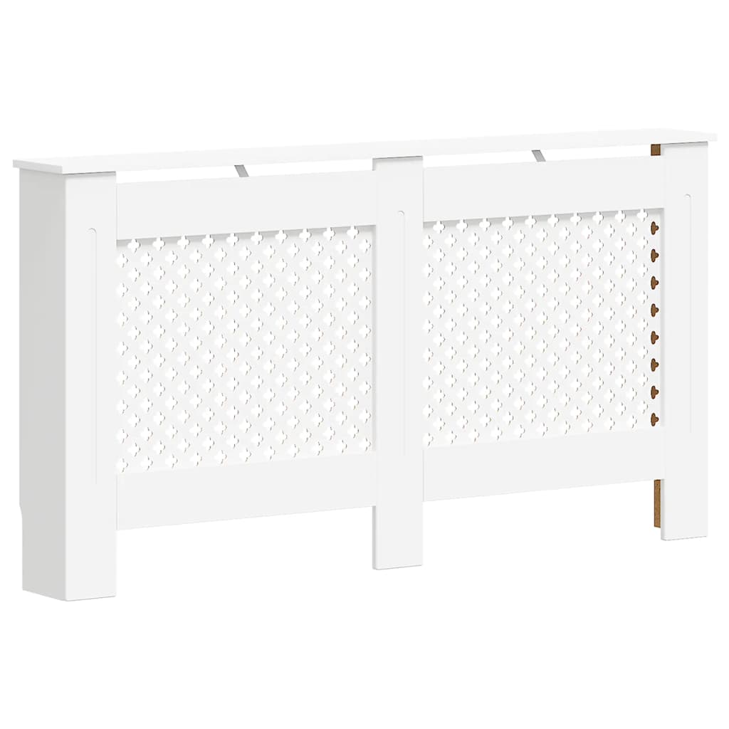 vidaXL Heizkörperabdeckung Weiß 152x19x81,5 cm MDF