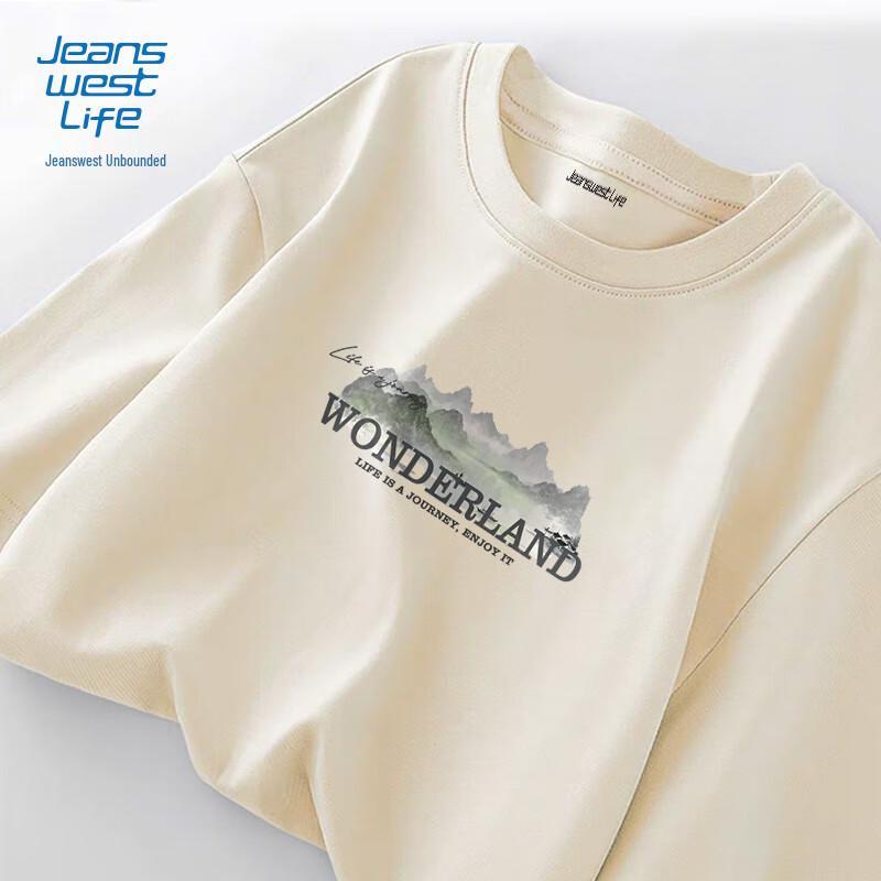 

JEANSWEST LIFE Men s Printed Pure Cotton Long Sleeve T-Shirt XL