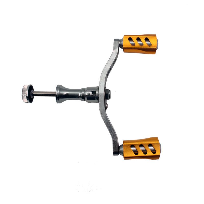 

All-Metal Lure Spinning Reel Handle with Extended Double Rocker Arm and Nut.