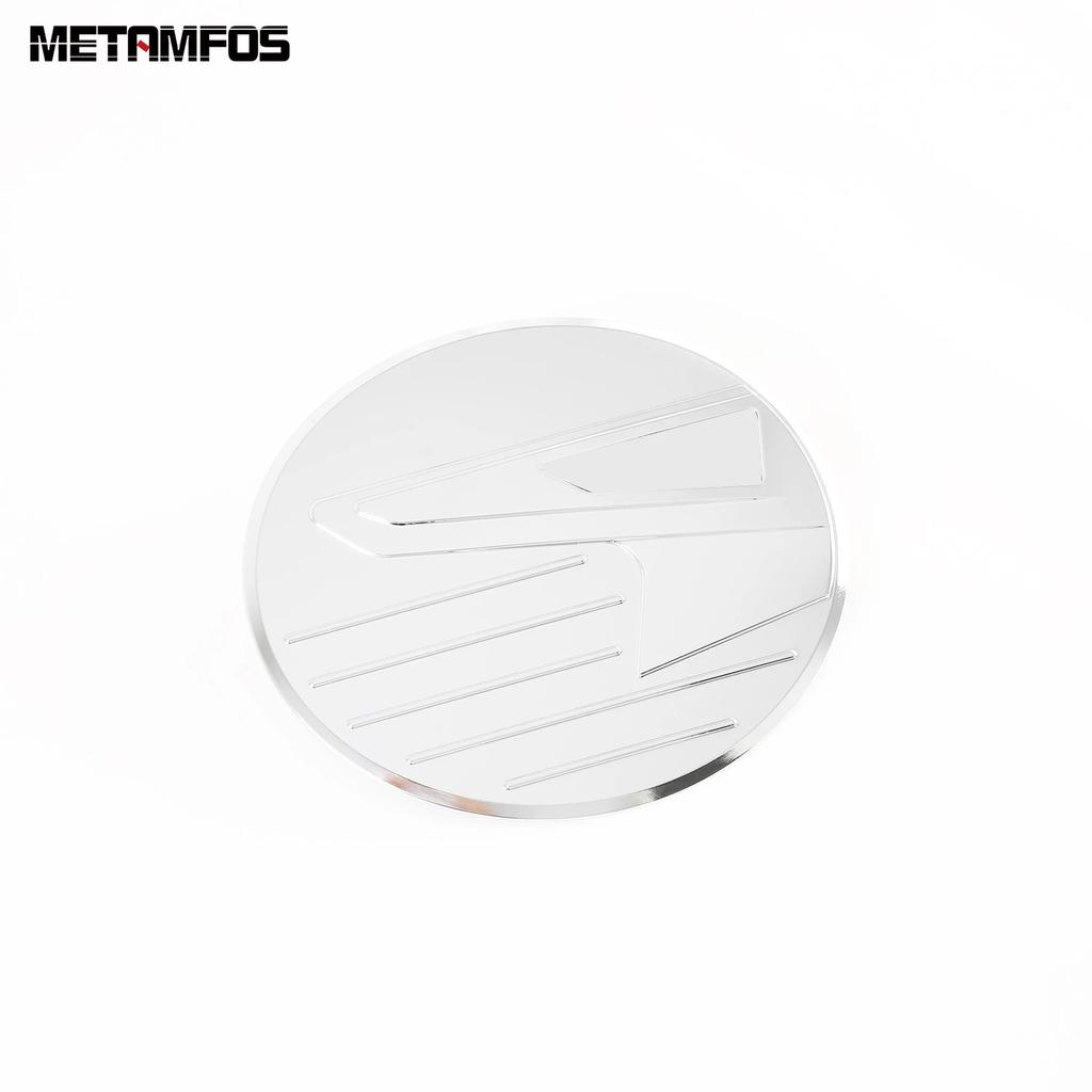 Chrome Gas Fuel Tank Cap For Mazda CX-30 CX30 - 2024 Carbon Fiber Oil Filler Gasoline Cover Trim Accessories Car Styling