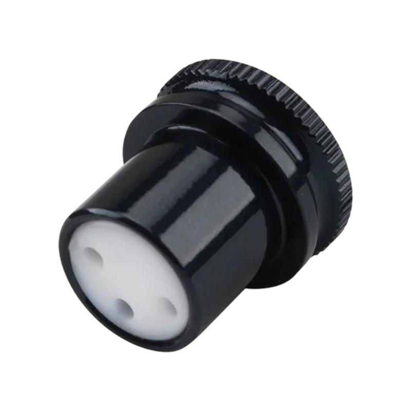 Lightweight Rhodium Coated Male Female XLR Cap Protectors Ensures Signal Stability and Oxidation Resistance