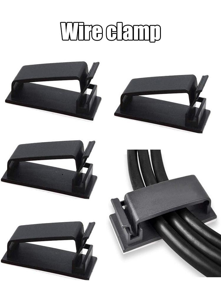 Fc-30 Wire Fixing Clip Adhesive Cable Tray Clip Adhesive Fixing Clip 3/m Adhesive Wire Fixing Buckle Fixing Seat Winding Device
