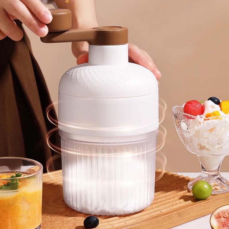 Hand Crank Ice Shaver with Ice Trays