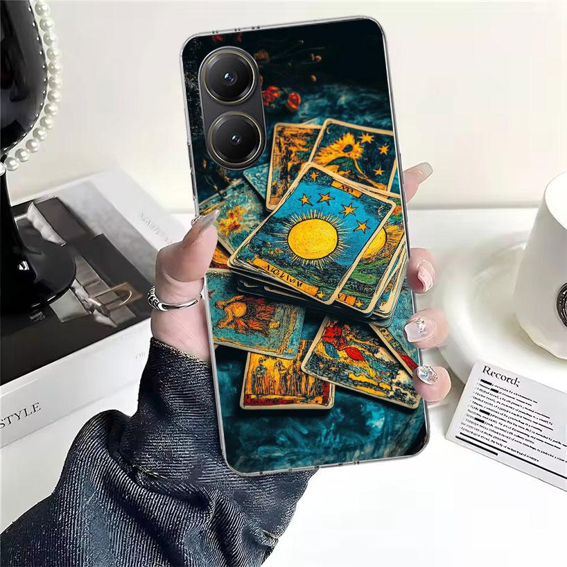 Witch Tarot Card Soft Phone Case For Xiaomi Redmi 15C 15 13C 13 Poco X5 X6 X7 F7 Ultra M7 12C 12 10 10C 9C 9A 9T 9 Fundas Poco X