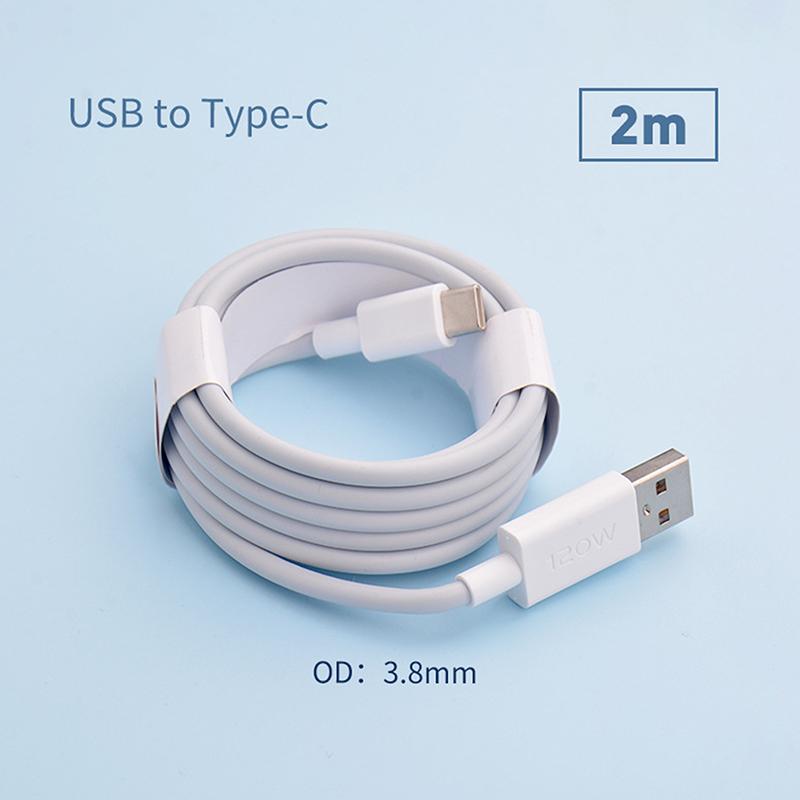 1 Piece Quick Charge Usb C Cables Phone Charger For Samsung 100/150/200Cm 120W Type C Cable Super Fast Charger Cord