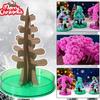 DIY Artificial Crystal Growing Magic Sakura Paper Tree Novelty Toy Christmas Tree Kids New Year Gift Xmas Home Decor Ornament