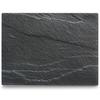 Planche à découper - zeller - 40x30 cm - verre trempé - anthracite - design contemporain