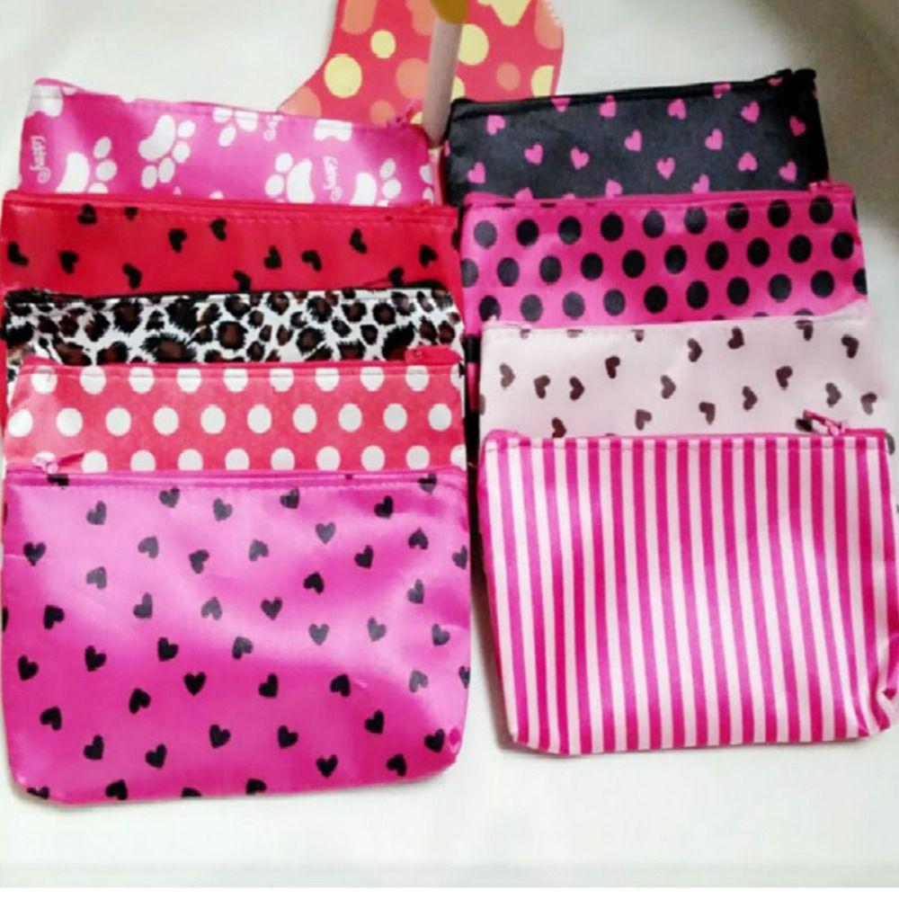 Heart Pattern Cosmetics Storage Box Fashion Design Storage Organizer  Travel