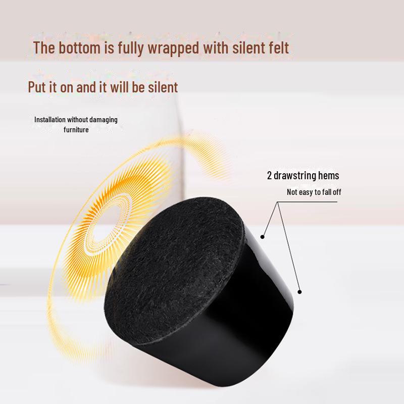 Silicone Wear-Resistant Chair & Table Leg Covers - Thickened, Anti-Fall Foot Pads