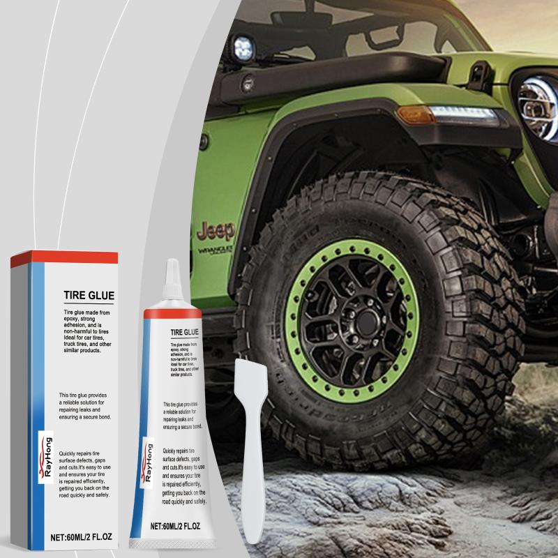 Flexible Rubber Tire Repair Kit for Car Wheel and Sidewall Damage Long Lasting Nourishing Glue for Auto Use