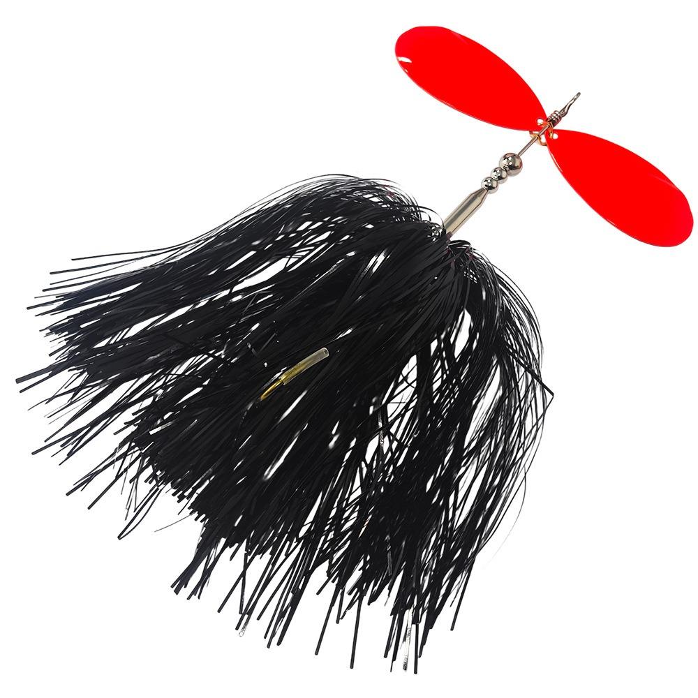 Bucktail Design Fishing Spinner Bait Spinner Design Musky Musky Bucktail Spinner Bait Bucktail Colorful silk Fishing Lures