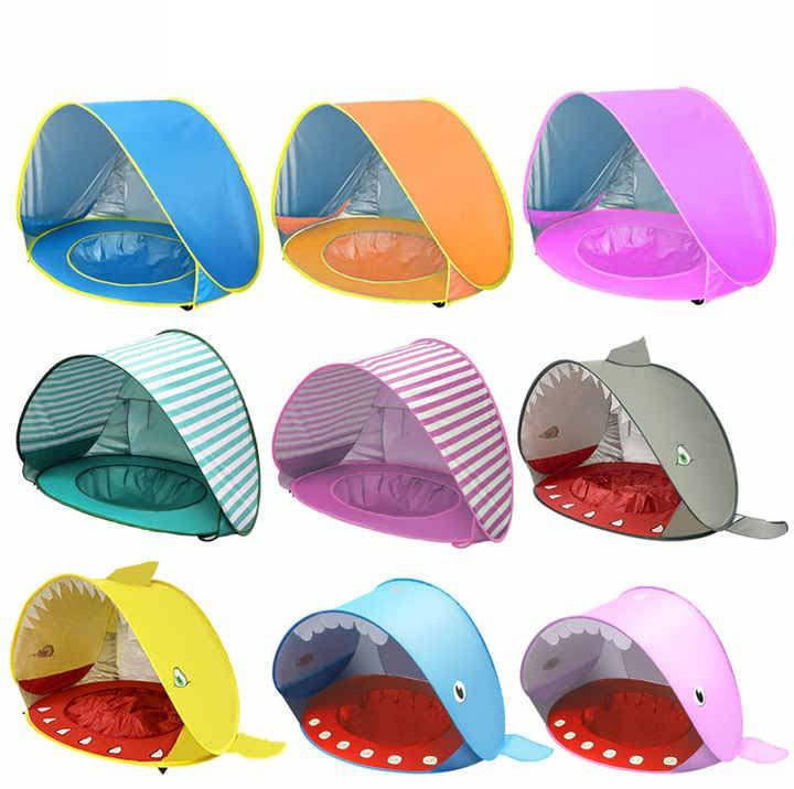 In-Stock Portable Children's Beach Tent: Automatic Sun Protection & Foldable Canopy