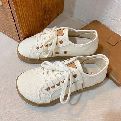 Scarpe da Ginnastica in Tela per Ragazza Studente Estive 2024 Traspiranti Sezione Sottile Fondo Spesso Sneakers Casual Moda Versatili Scarpe da Donna Sneakers