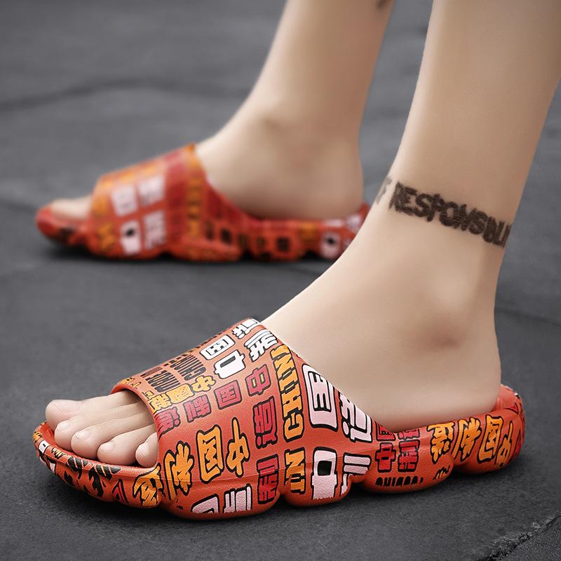 Sandali Firmati Quattro Stagioni Uomo Donna Estivi da Esterno Ciabatte Scivolo per Casa Doccia Pantofole da Casa Uomo Scarpe da Interno Infradito