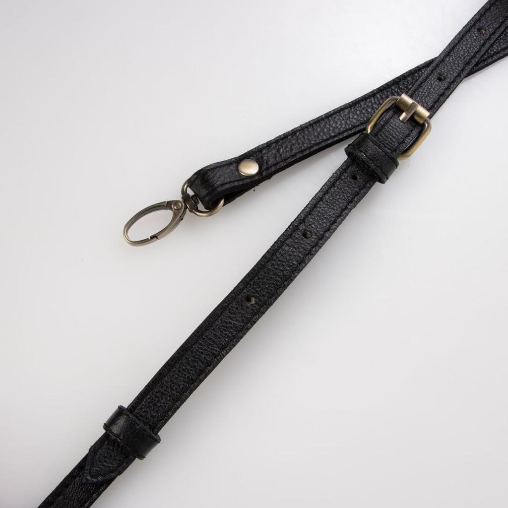 Soft Leather Round Bag Multi-Stripe 2-Way