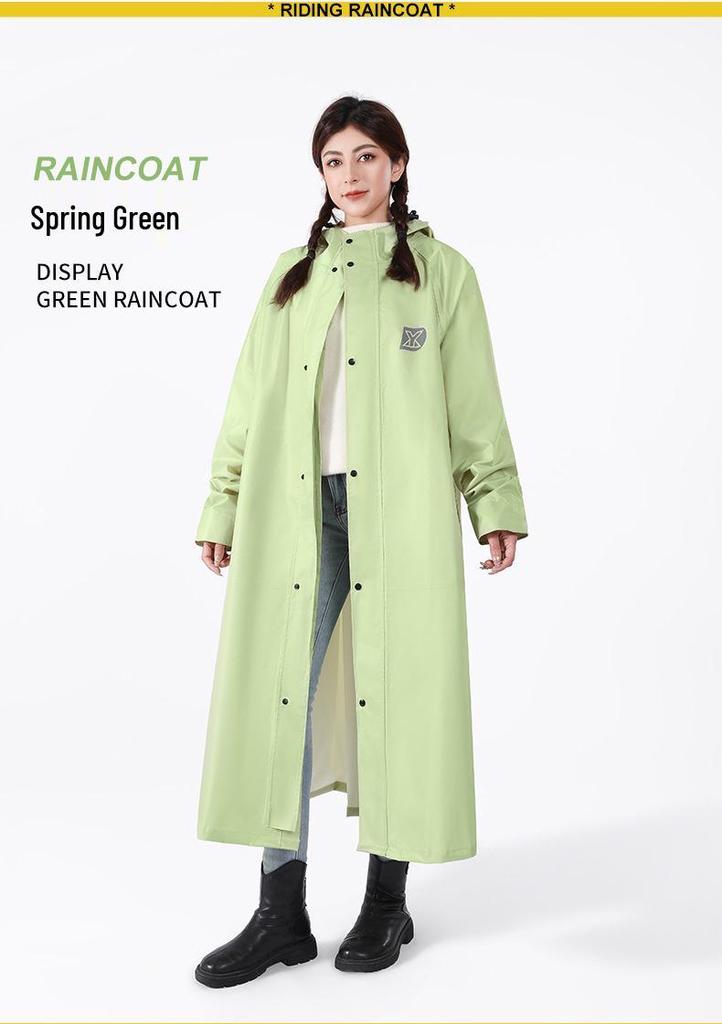 Thickened Electric Scooter Raincoat: Unisex, Full-Body Poncho for Heavy Rain, Cycling, Hiking, and Electric Bike Use