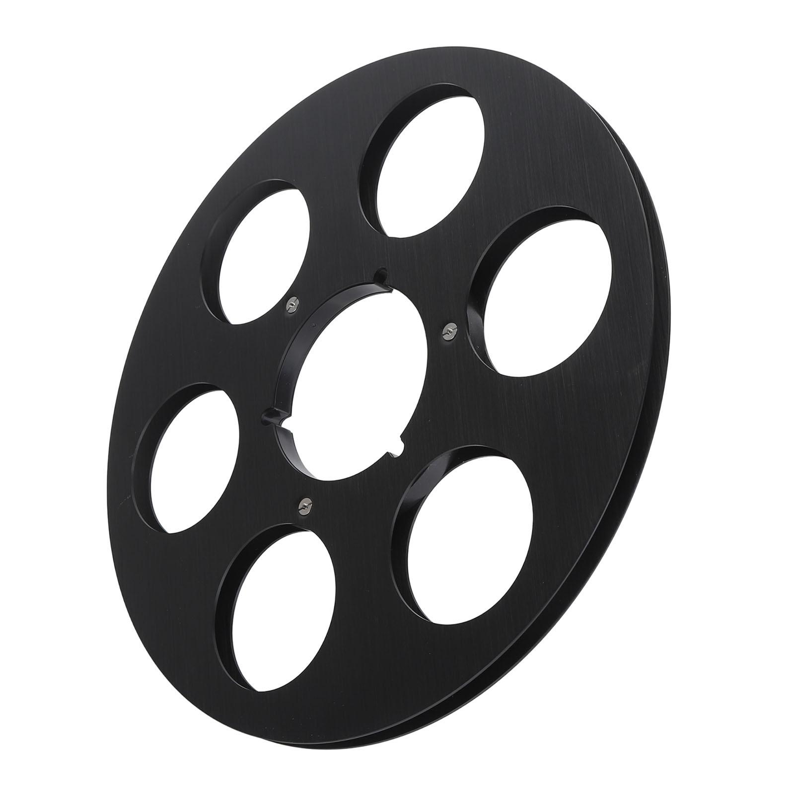 

14 10,5-дюймовая пустая катушка с лентой, 6 отверстий, алюминиевый сплав, часть приемной машины для катушки чёрный