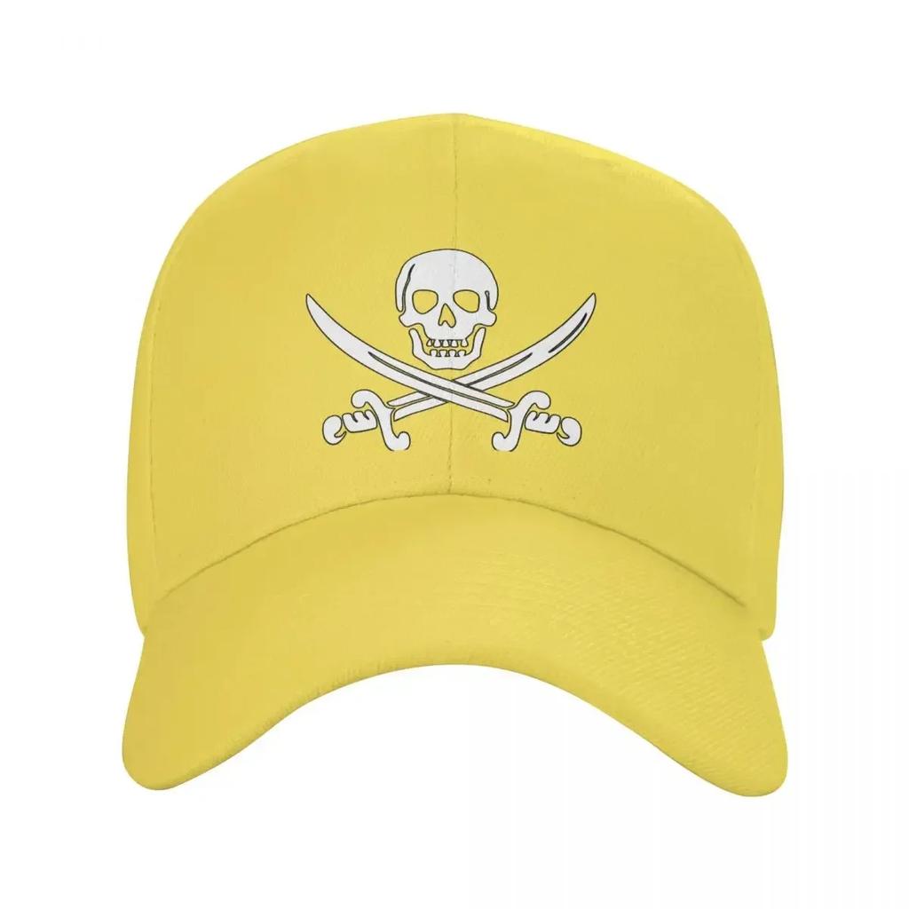 Classic Unisex Jolly Roger Skull Baseball Cap Adult Pirate Flag Adjustable Dad Hat for Unisex Women Sports Snapback Caps