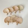 Handwoven Cattail Palm Leaf Mini Fan - Summer Decor & Dragon Boat Festival Hanging Ornament