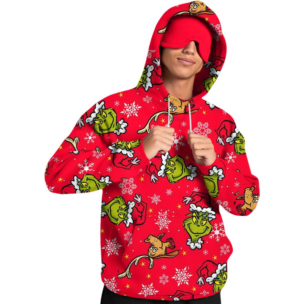 Men's Fleece Hoodie Casual Long Sleeve Sweatshirt