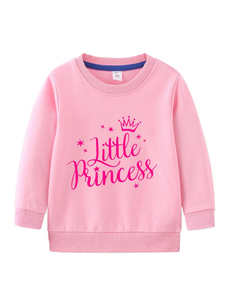 

Детский хлопковый топ с круглым вырезом, свитшот с буквенным принтом для мальчиков и девочек, весенне-осенняя рубашка с длинными рукавами, детский повседневный пуловер, толстовка