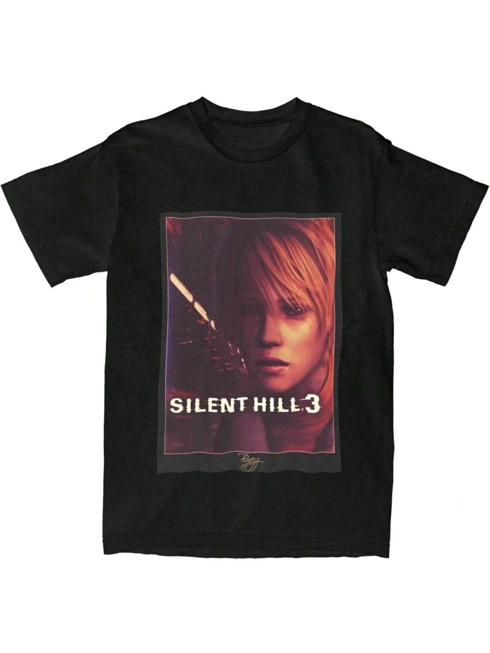 Silent Hill 3 Graphic Printing T Shirts For Men Women Game Cotton Tee Shirt Clothing S разноцветный