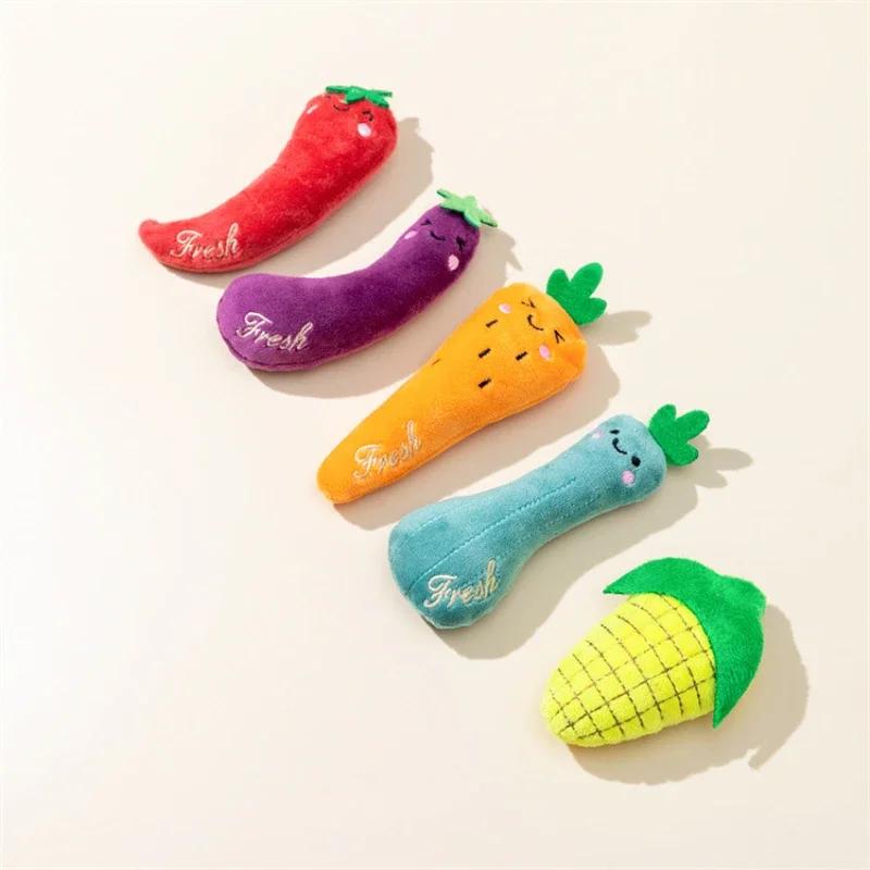 Cat Toys Funny Interactive Plush Cute Cartoon Cats Toy Kitten Teeth Chewing Biting Plush Toys Cat Plush Pillow Pet Accessories