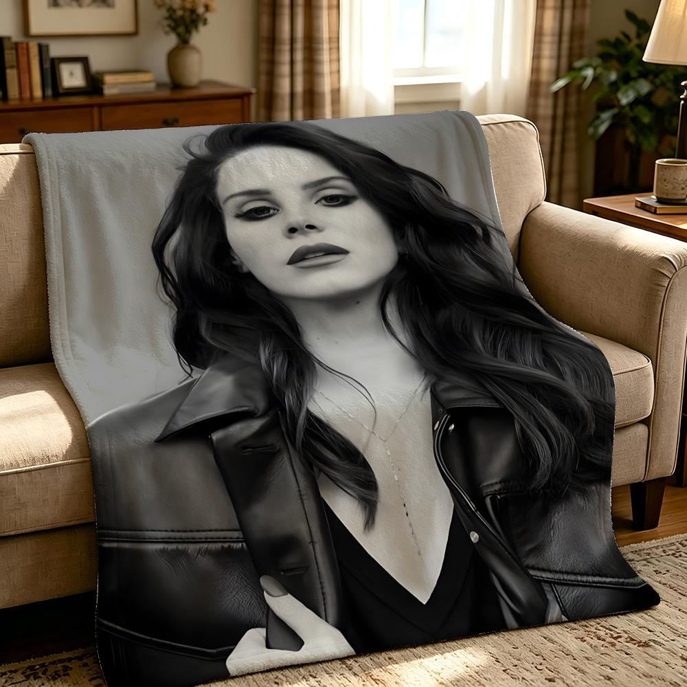 Coperta trapuntata in flanella singer L-Lana Del Rey-y Morbida e Calda, Uso Multi-scena Interno Esterno Riposo Quotidiano