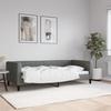 Vidaxl Sofa With Sleeping Function, Dark Gray, 90X200 Cm, Upholstered In Fabric