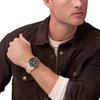 Fossil Blue Dive Watch Three Hand Date Two Tone Stainless Steel