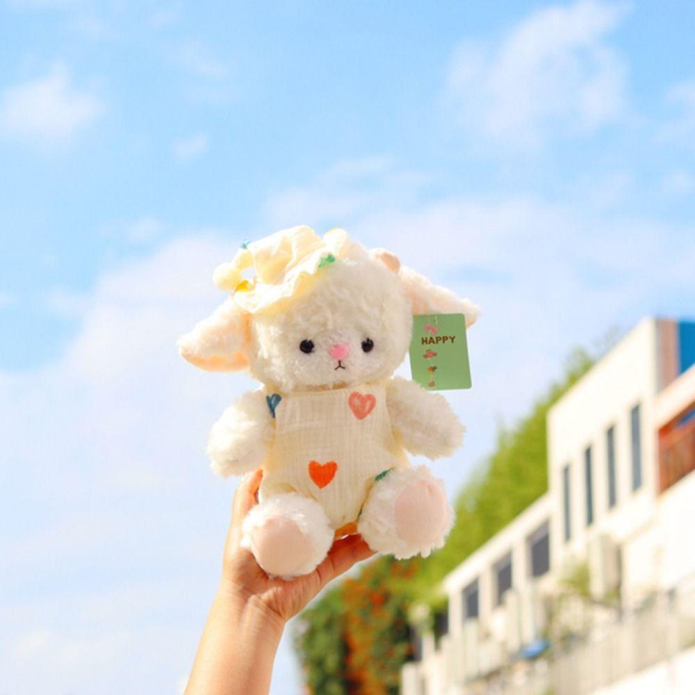 Wearing Hats Little Sheep Plush Toys Wearing Pajamas Plush Sheep Doll  Children's Toys