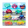 Wooden Children'S Early Education Puzzle Creative Velcro Three-Dimensional Puzzle Building Block Car Animal Puzzle