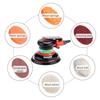 Pneumatic Sander Random Orbital Sander Pneumatic Palm Car Sanders Polishing Sanding Removal for Car Wall Wood Paint 12000rpm 1Celsius4in   Inlet 0.6